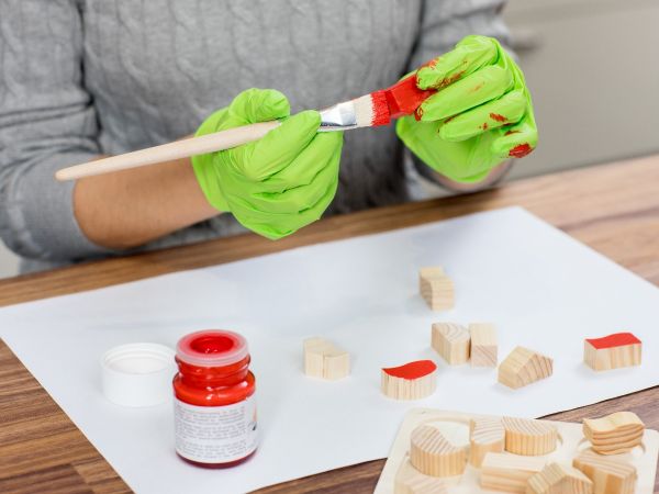 Перчатки Радуга одноразовые нитриловые 80шт M/L VILEDA