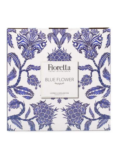 Сервиз столовый BLUE FLOWER 12пр FIORETTA