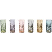 SQUARE TUMBLERНабор высоких бокалов 6шт, хрусталь, H 15
