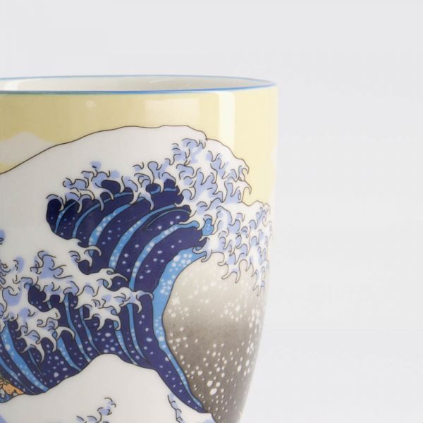 Кружка Kawaii Hokusai 8.5 × 10.2 см, 340 мл, фарфор TOKYO DESIGN