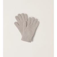 Варежки Barefoot Dreams CC GLOVES, бежевый, трикотаж, 100% полиэстер, размер one size