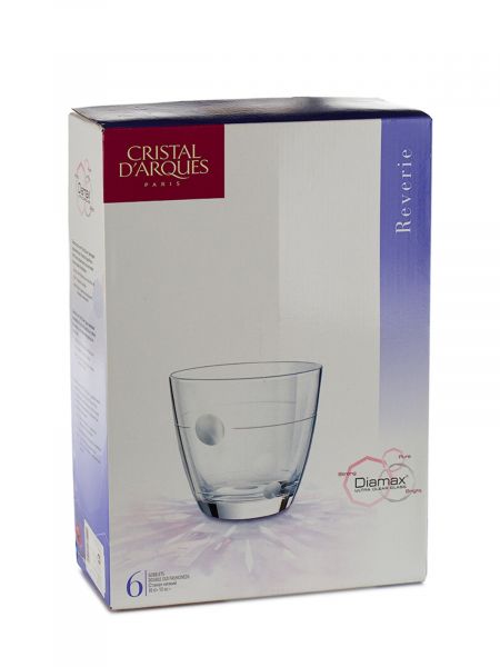 Набор стаканов МЕЧТА 6шт 300мл низкие CRISTAL D'ARQUES