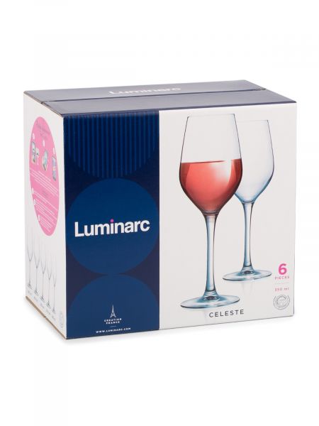 Набор бокалов для вина СЕЛЕСТ 6шт 350мл LUMINARC