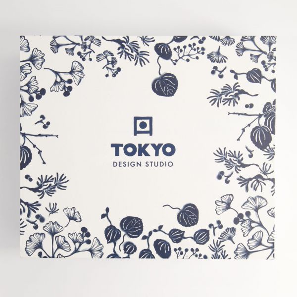 Набор кружек Flora Japonica 4 шт, 8.5x10.2 см, 340 мл, фарфор TOKYO DESIGN
