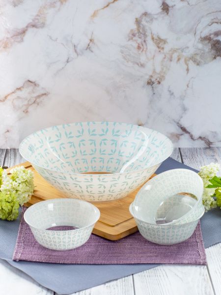 Набор салатников PAMINA 7 предметов (1 салатник 27см + 6 салатников 12см) LUMINARC