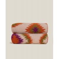 Плед MARY NATIVE CREAM 150x200 см шерсть 55% полиэстер 45%, 1070г FRATI HOME