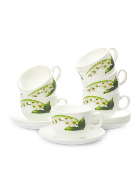 Набор столовый DIWALI WHITE ORCHID 46 предметов LUMINARC