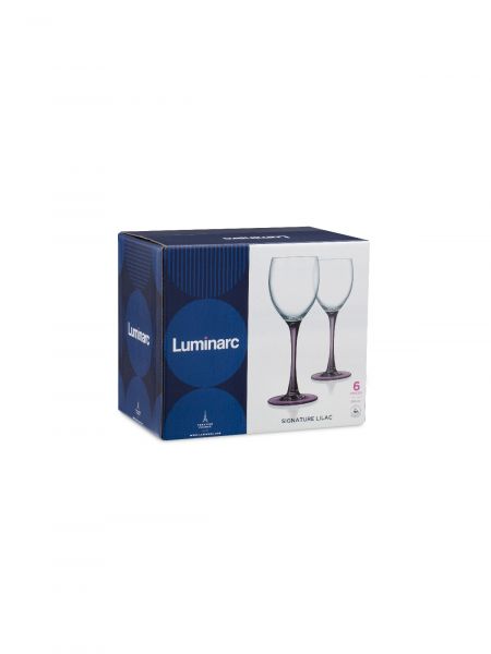Набор бокалов для вина ЭТАЛОН ЛИЛАК 6шт 250мл LUMINARC