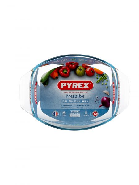 Блюдо для запекания и выпечки IRRESISTIBLE 30х21см овальное PYREX