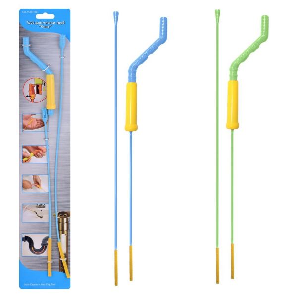 Трос для чистки труб СПИН 45см и 60см МУЛЬТИДОМ