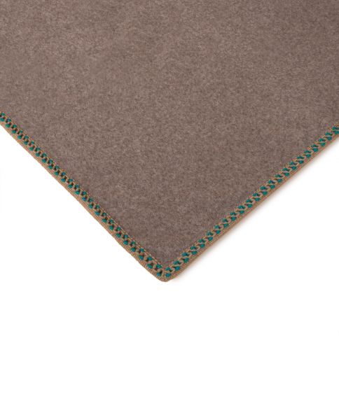 Плед Frati SOFT BAMBOO TORTORA с тесьмой Coco коричневый, 160х200 см, бамбук 40% полиэстер 60%, 910г
