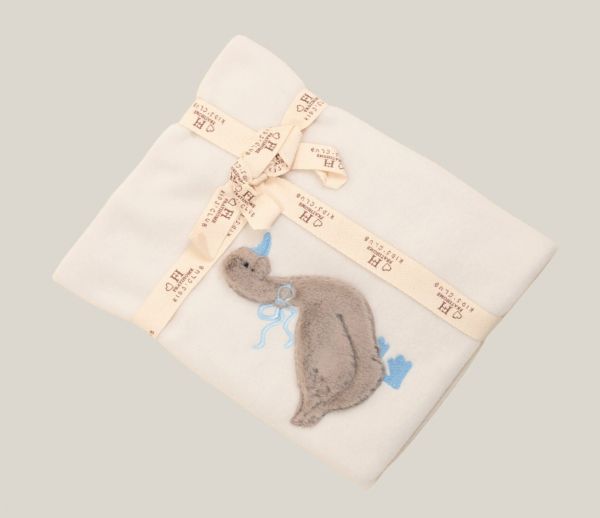 Плед детский Little Blue Duck, 75х100 см, бамбук 40% полиэстер 60% FRATI HOME
