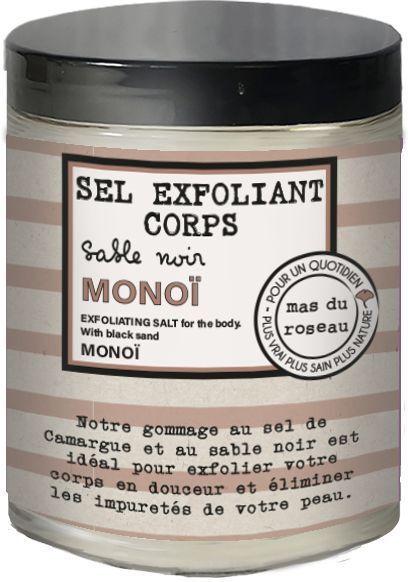 Соль Mas du Roseau MONOI для ванны 300 гр, монои, отшелушивающая
