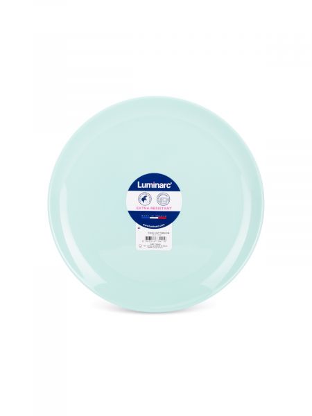 Тарелка обеденная ДИВАЛИ ЛАЙТ ТЮРКУАЗ 25см LUMINARC