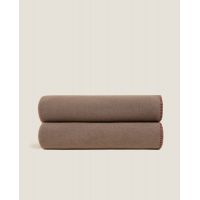 Плед Frati SOFT VISCOSE TORTORA, коричневый, 130x160, вискоза 30% полиэстер 70%, 510г