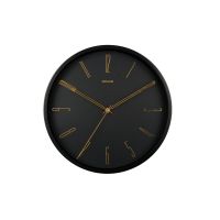 Часы настенные Karlsson BELLE NUMBERS, черный, металл Present Time