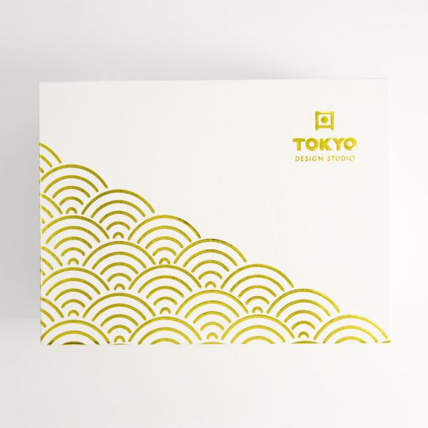 Чайник Nippon White Gold 24x16.5 см, 1300 мл, рисунок Lines, фарфор TOKYO DESIGN
