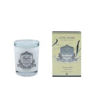 Свеча POIRE D'ETE 450 гр , белый стаканчик, серебряный декор, время горения 100