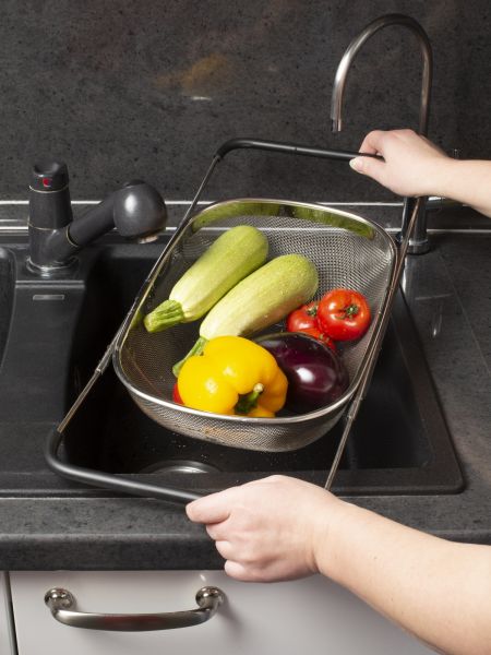 Корзина в раковину STEEL TOUCH 34х24см ATTRIBUTE