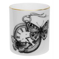 Свеча ароматическая Rory Dobner TIME FLIES 440 гр, дикий инжир и виноград, 7,5 см х 8,5 см, фарфор