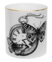 Свеча ароматическая Rory Dobner TIME FLIES 440 гр, дикий инжир и виноград, 7,5 см х 8,5 см, фарфор