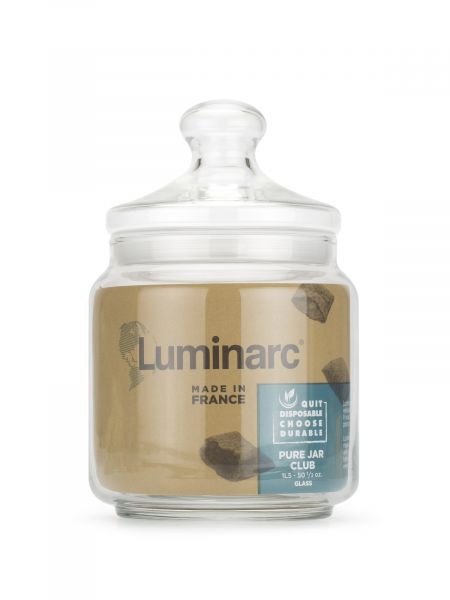 Банка для продуктов БИГ КЛАБ 1.5л с крышкой LUMINARC