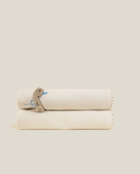 Плед детский Little Blue Duck, 75х100 см, бамбук 40% полиэстер 60% FRATI HOME
