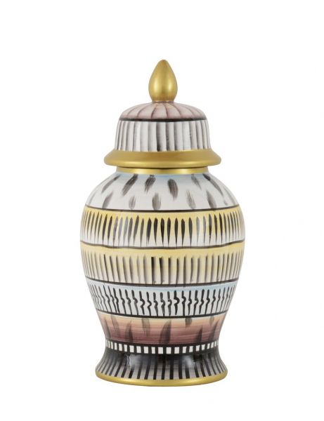 SOWETOВаза с крышкой , D20x37h, керамика