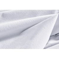 Простынь на резинке PLANETE BLANC 180х200, белый, 95% хлопок 5% эластан, трикотаж, 190 г/м2
