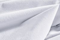 Простынь на резинке PLANETE BLANC 180х200, белый, 95% хлопок 5% эластан, трикотаж, 190 г/м2