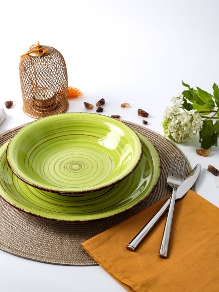 Тарелка обеденная LEMONGRASS 26см DOMENIK