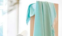 Плед PLUME CELADON бирюзовый 130/170 шерсть 52% акрил 48%, 110 г/м2