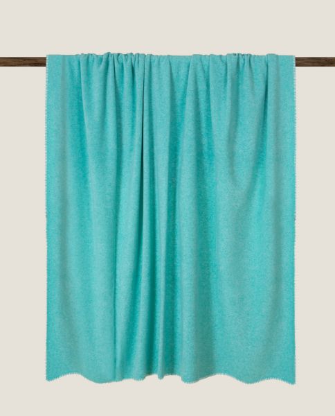 Плед Frati SOFT BAMBOO GIADA, бирюзовый, 160х200 см, бамбук 40% полиэстер 60%, 800г

