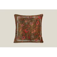 Подушка JODPUR OLIVE 50х50 см, велюр, полиэстер, начинка конфорель FRATI HOME