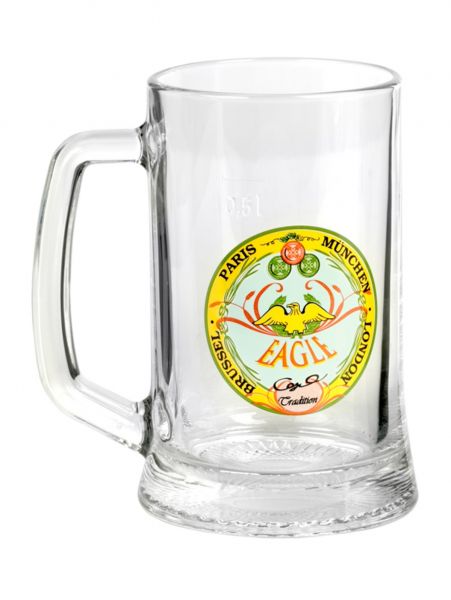 Набор кружек для пива ДРЕЗДЕН декорированных 2шт 500мл LUMINARC