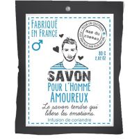 HOMME AMOUREUX Мыло 100 гр, для мужчин, с экстрактом кориандра