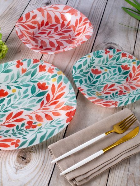 Набор столовый ALVIS RED 18пр LUMINARC