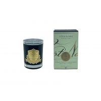 CITRON VERTСвеча 185 гр, черный стаканчик, золотой декор, ВхШхД 13,5х8х8 см соевый воск, время г