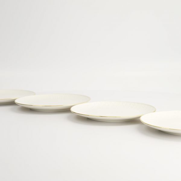 Набор тарелок Tokyo Design Nippon Rim gold, 4 шт, 15 см, фарфор TOKYO DESIGN

