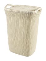 Корзина для белья KNIT 57л белая CURVER