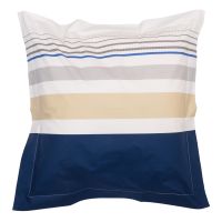 Наволочка SUNSET marine 65x65 см, хлопок перкаль Blanc des Vosges