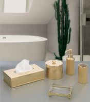 Мыльница Cre Art Bath England, хрустальное стекло, позолота 24К