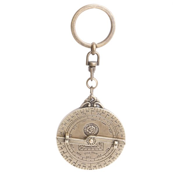 Брелок астролябия Hemisferium Astrolabe Key Ring 4.5 см, толщина 5 мм, бронза
