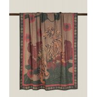 Плед Frati STAMPATO TIGER, 150х200 см, бамбук 40% полиэстер 60%, 720г