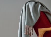 Плед COSY celadon бирюзовый 130/170 шерсть меринос, 220 г/м2