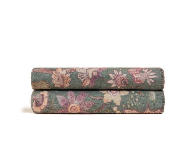 Плед Frati SOFT BAMBOO ENGLISH MORRIS GREEN, зеленый, 150х200, бамбук 40% полиэстер 60%, 720г