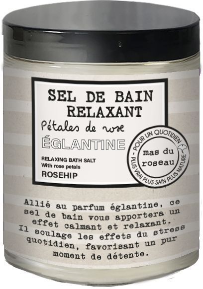 Соль Mas du Roseau EGLANTINE для ванны 300 гр, цветочный аромат, расслабляющая

