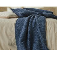 Покрывало EVEREST INDIGO 240/260 синий хлопок пике