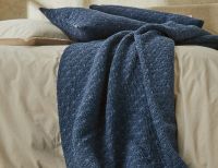 Ппокрывало EVEREST INDIGO 180/260 синий хлопок пике
