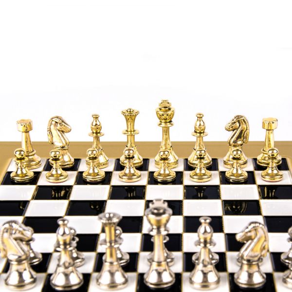 CLASSIC METAL CHESSШахматы классические, 28х28 см, золото с серебром, 28х28 см, металл